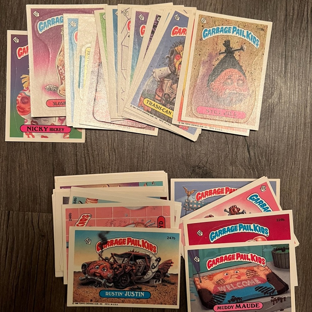 Garbage Pail Kids Trading Cards Set (45 cards)